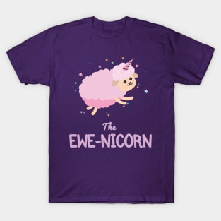 Ewenicorn | Sheep Ewe Puns | Funny Unicorn T-Shirt